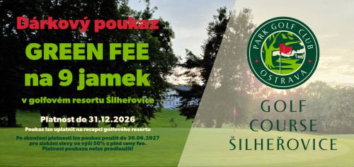 Green fee na 9 jamek v roce 2026